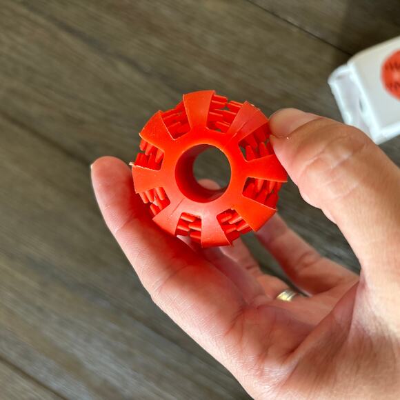 Dog Cat Puppy Treat Dispensing Ball Reloadable Feeder Small Fetch Training - Picture 4 of 7